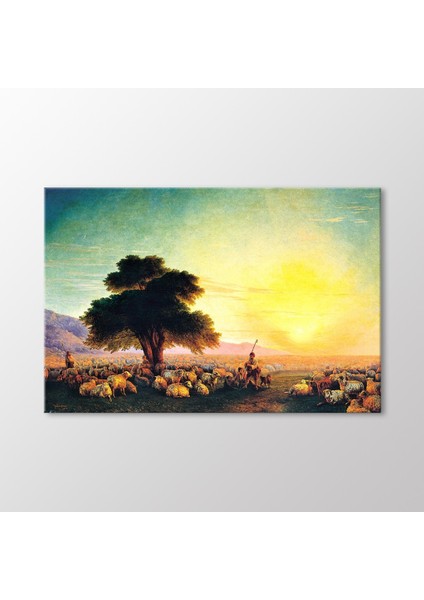 Kırım'da Çoban ve Sürüsü, 1859 Tablo
