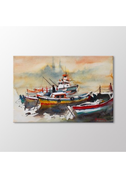 Suluboya Tekneler ve Istanbul Tablo