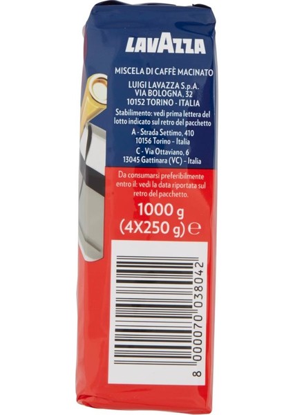 Crema E Gusto Classico Filtre Kahve 250 gr x 4'lü fırsatları