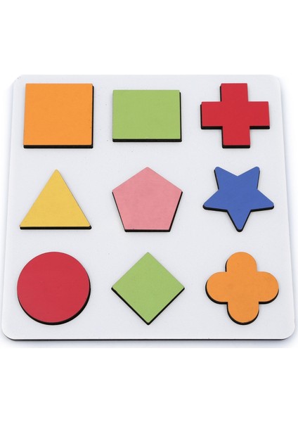 Wooden Toys Eğitici Geliştirici Yıldız Montessori Geometrik Bultak Oyunu fiyatları