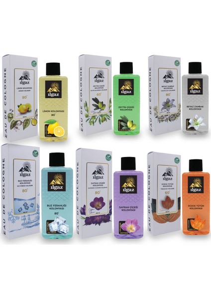 Elegance Limon Kolonyası Seti 400 ml x 6