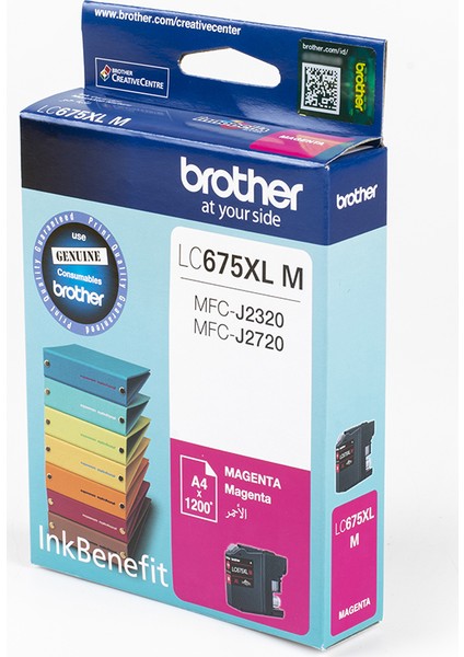 BROTHER LC675XLM Kırmızı Mürekkep Kartuş (1200 Sayfa)