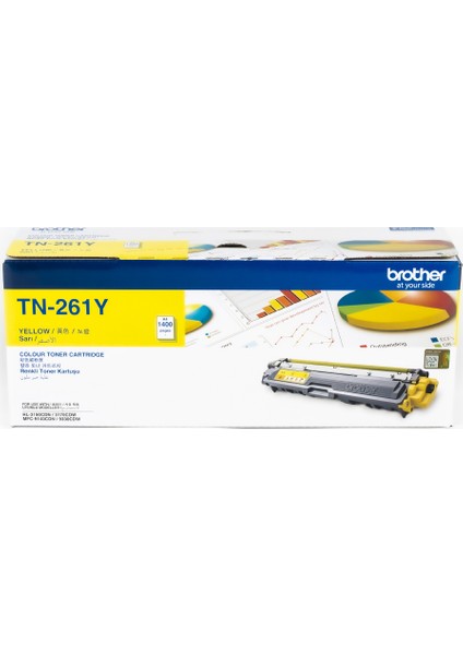 TN-261Y Sarı Toner (1400 Sayfa)