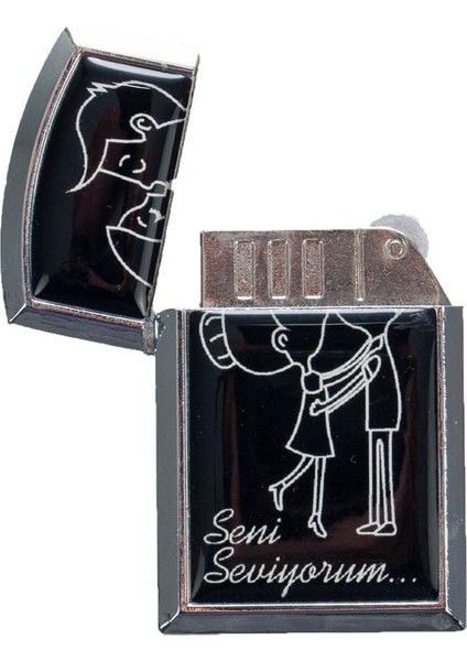 Sevgi Temalı Gazlı Metal Çakmak fiyatları