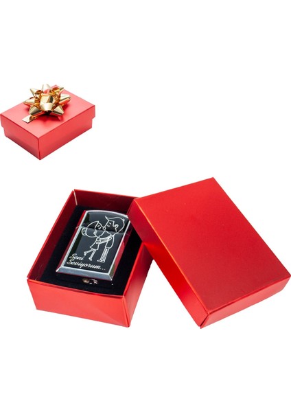 Sevgi Temalı Gazlı Metal Çakmak fırsatları