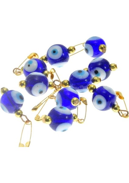 Hdmarketim Maşallahlık Iğneli Cam Nazar Boncuğu 10 Adet 1,cm 5966 fiyatları