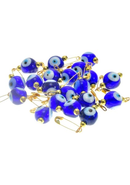 Hdmarketim Maşallahlık Iğneli Cam Nazar Boncuğu 20 Adet 1,cm 5967 fırsatları