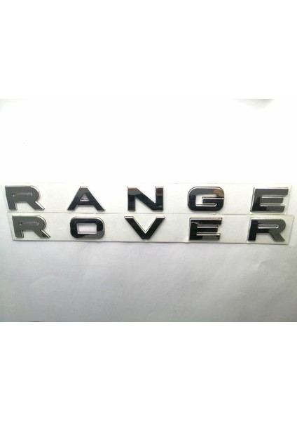 RANGE ROVER UYUMLU Nikel Bagaj Yazısı 355mm-30mm350mm-30mm