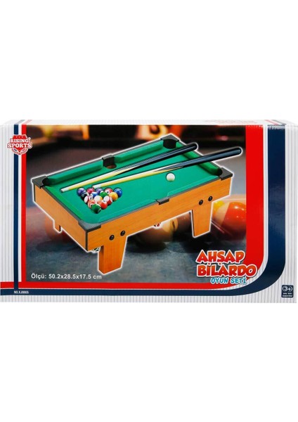 Ahşap Ayaklı Küçük Bilardo