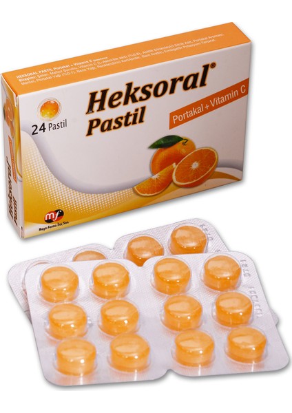 Heksoral Pastil Portakal Vitamin C