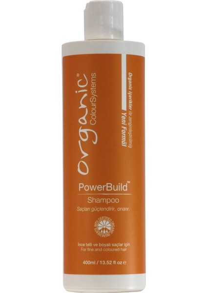 organic Power Build Onarıcı Şampuan 400 ml