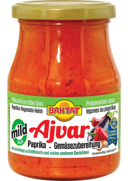 Tatlı Ajvar 370 cc 2'li Kavanoz