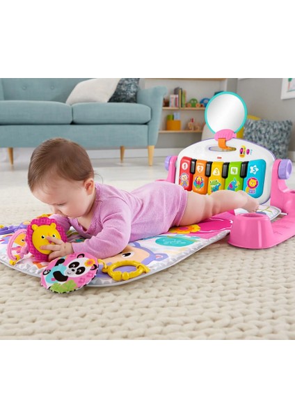 Fisher Price Piyanolu Jimnastik Merkezi Pembe Delüks - Türkçe