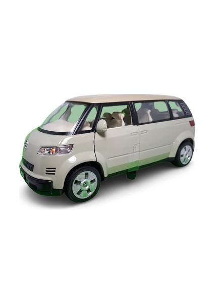 2001 Volkswagen Microbus Krem 1:24 Model Araba