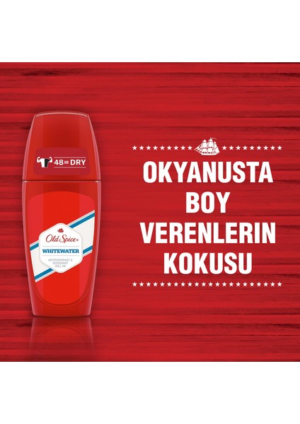 Roll On Deodorant Whitewater 50 ml x 2