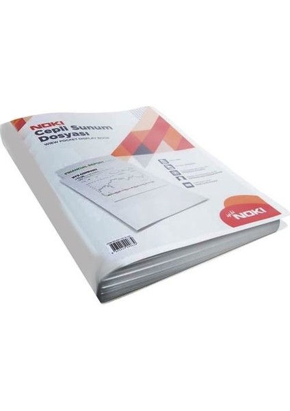 Cepli Sunum Dosyası 80 Yaprak Beyaz