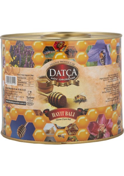 Datça Hayıt Balı Teneke 2750 gr