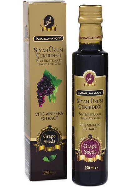 Immu-Nat Siyah Üzüm Çekirdeği Ekstraktı 250 ml