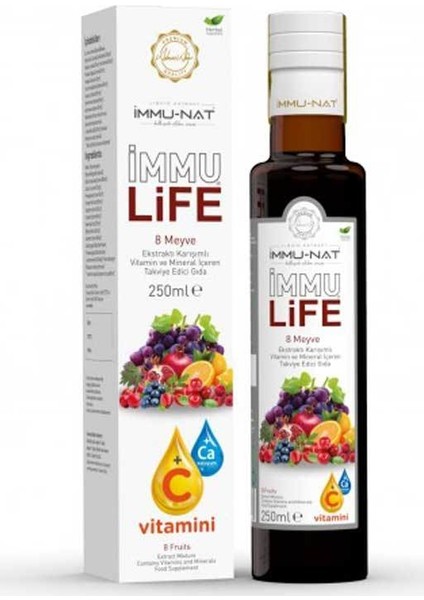 Immu-Nat Immu Life Immulife Meyve Ekstratı 250 ml