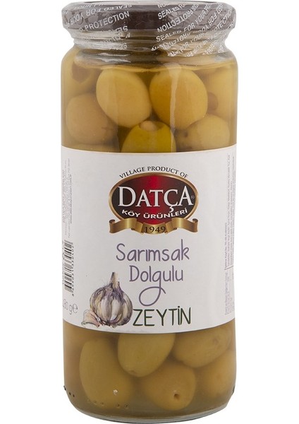 Datça Sarımsak Dolgulu Zeytin 480 gr