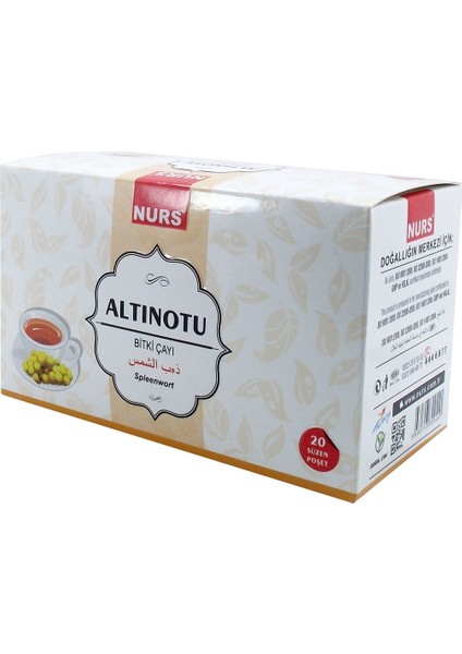 Altınotu Bitki Çayı 20 Adet Bardak Poşet