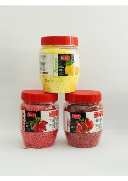 Nar+Limon+Kuşburnu 300 gr.*3 'lü