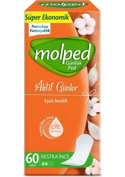Aktif Günler Günlük Ped 60'lı