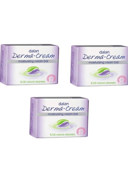 Derma Cream Nemlendiricili Bakım Kremi 3 x 100 gr