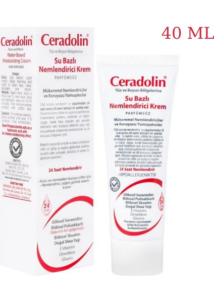 Su Bazlı Nemlendirici Krem 40 ml