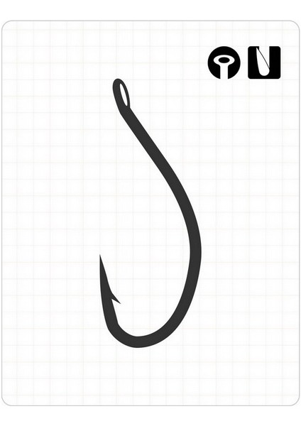 2401 Carp Black Nikel Sazan Olta Iğnesi