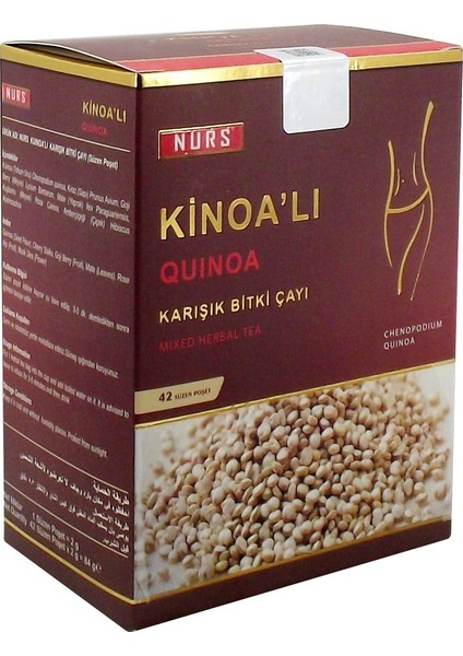 Kinoa'lı Bitki Karışımlı Çay 42'li Bardak Poşet