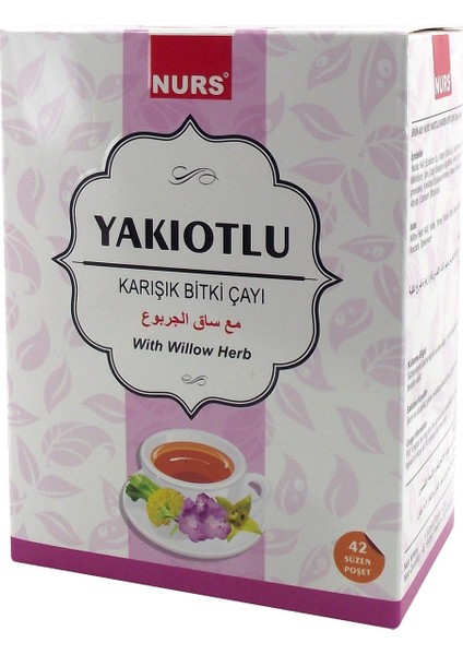 Yakıotlu Bitki Karışımlı Çay 42'li Bardak Poşet