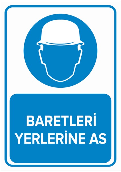 - Baretleri Yerlerine As Levhası - Sac Malzeme 25 x 35 cm