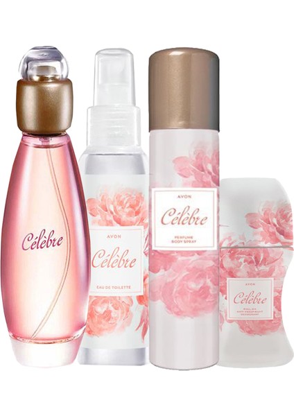 Celebre Edt 50 ml Parfüm 4'lü Set