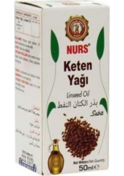 Keten Yağı 50 ml