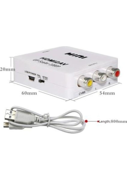 HN4291 Hdmı To Rca Çevirici Hdmı - Tos Dönüştürücü