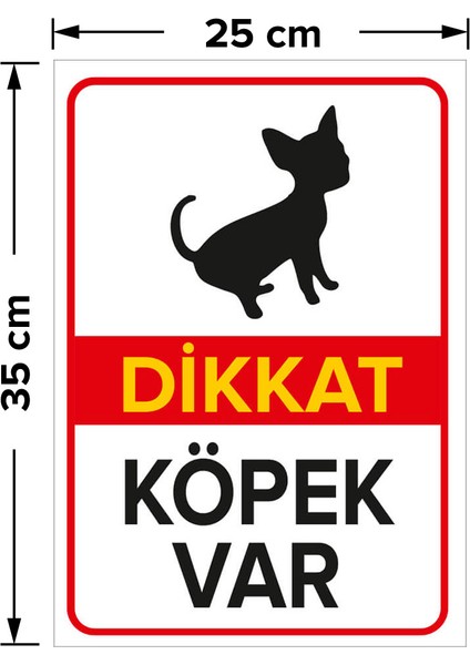 - Dikkat Köpek Var Basenji Levhası - Sac Malzeme 25 x 35 cm fiyatları