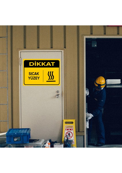 - Dikkat Sıcak Yüzey Levhası - Sac Malzeme 25 x 35 cm modelleri