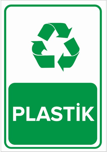 - Geri Dönüşüm Plastik Levhası - Sac Malzeme 25 x 35 cm