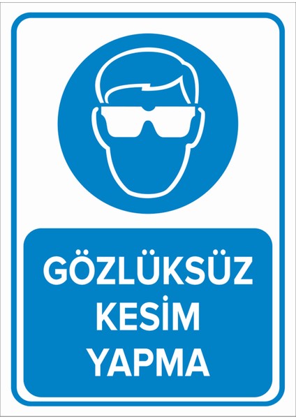 - Gözlüksüz Kesim Yapma Levhası - Sac Malzeme 25 x 35 cm