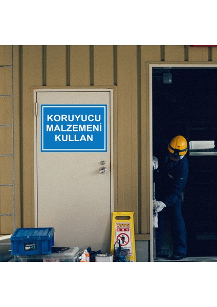 - Koruyucu Malzemeni Kulllan Levhası - Sac Malzeme 25 x 35 cm modelleri