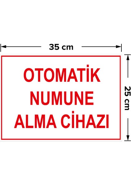 - Otomatik Namune Alma Cihazı Levhası - Sac Malzeme 25 x 35 cm fiyatları