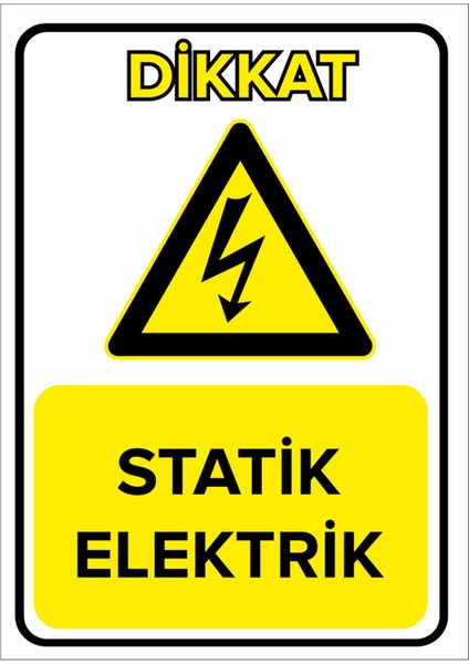 - Statik Elektrik Levhası - Sac Malzeme 25 x 35 cm