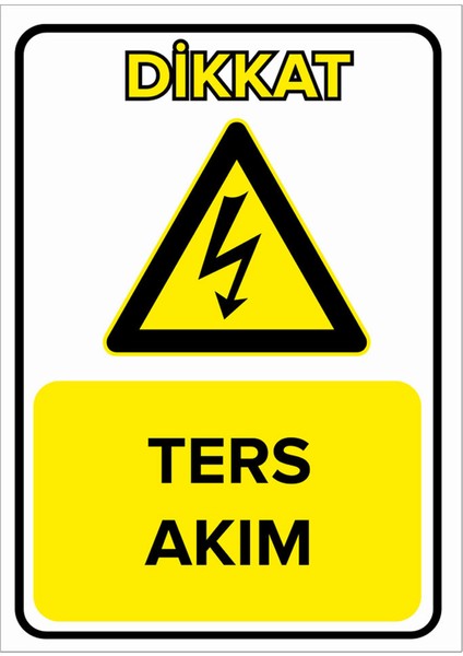 - Ters Akım Levhası - Sac Malzeme 25 x 35 cm