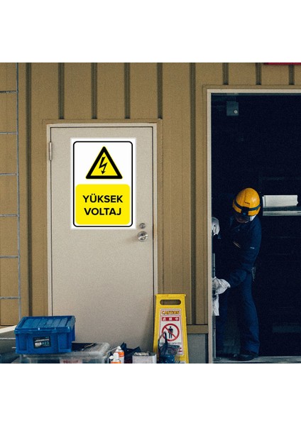 - Yüksek Voltaj Levhası - Sac Malzeme 25 x 35 cm modelleri