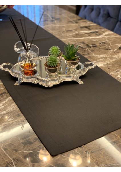 Mia Siyah Runner 40 x 150CM Dertsiz, Leke Tutmaz