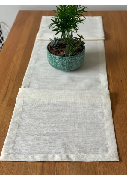 Mia Kırık Beyaz Runner 40 x 150CM Dertsiz, Leke Tutmaz