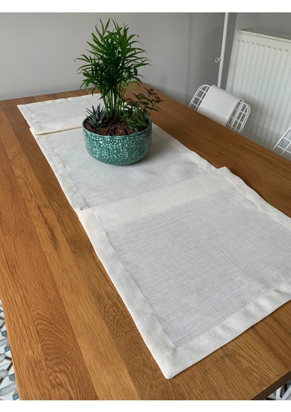 Mia Kırık Beyaz Runner 40 x 150CM Dertsiz, Leke Tutmaz