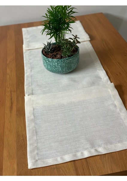 Mia Kırık Beyaz Runner 40 x 150CM Dertsiz, Leke Tutmaz