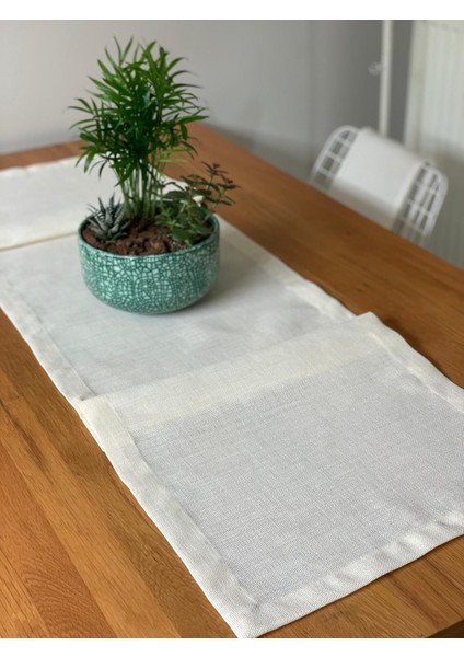 Mia Kırık Beyaz Runner 40 x 150CM Dertsiz, Leke Tutmaz